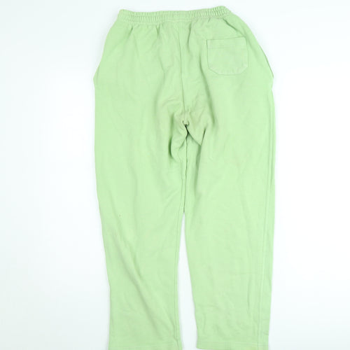 Sasha Womens Green Jogger Sweatpants Small Elastic Waist