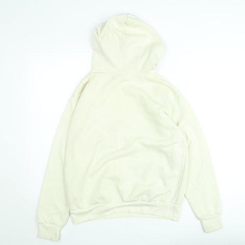 Disney Women Ivory Mickey Hoodie UK 10 Regular Fit Pullover
