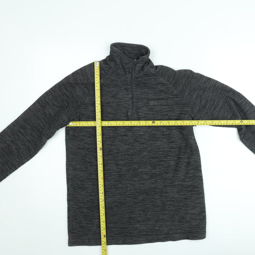 Mountain Warehouse Men's Grey XS 1/4 Zip Fleece Pullover Sweatshirt