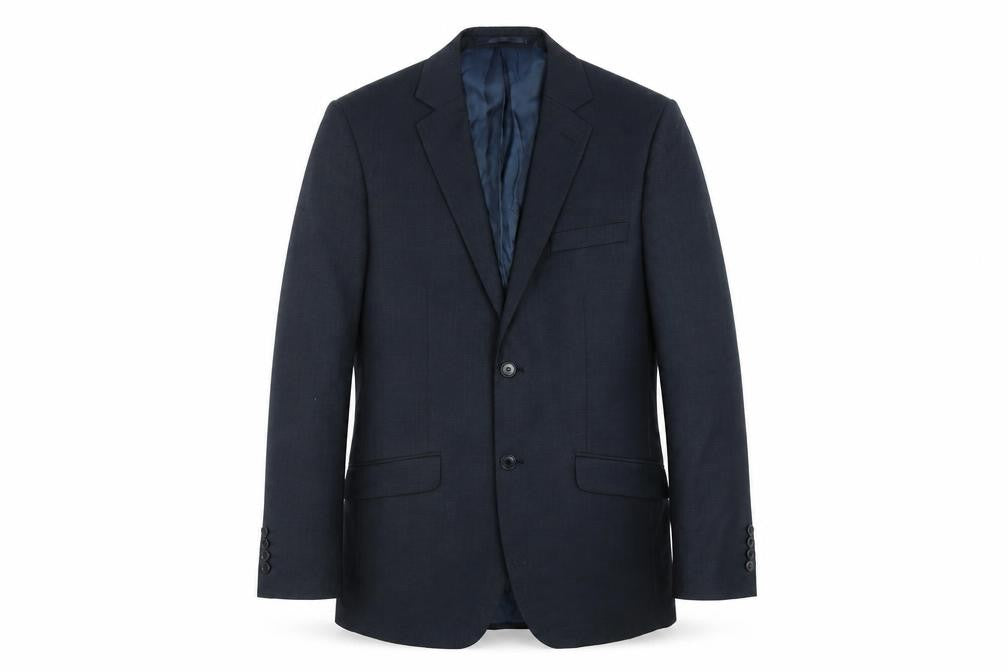 Marco Capelli Men's Blue 38R Wool Blend Formal Blazer Jacket