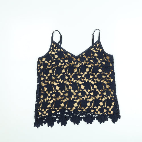 Vero Moda Women's Blue Lace Camisole Top Size M