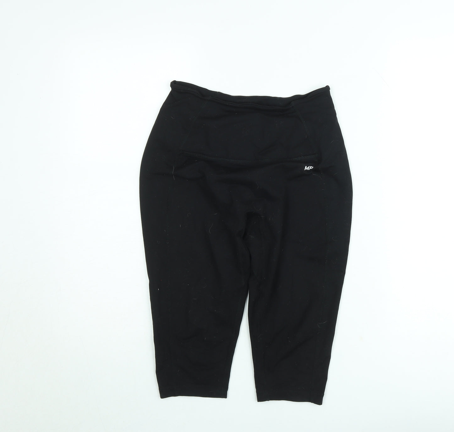 MP Women's Black Medium Capri Leggings Activewear Stretchy Gym