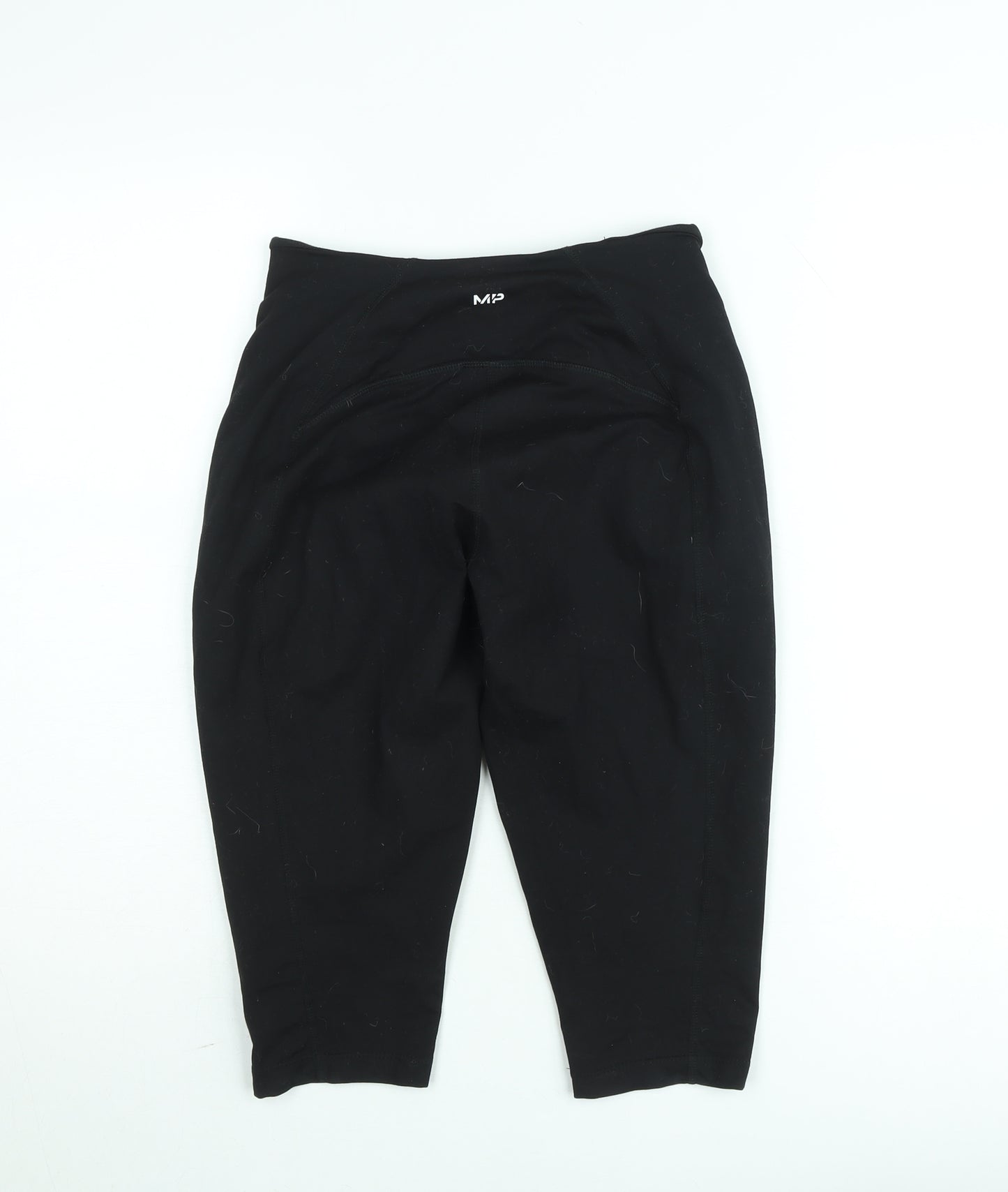 MP Women's Black Medium Capri Leggings Activewear Stretchy Gym