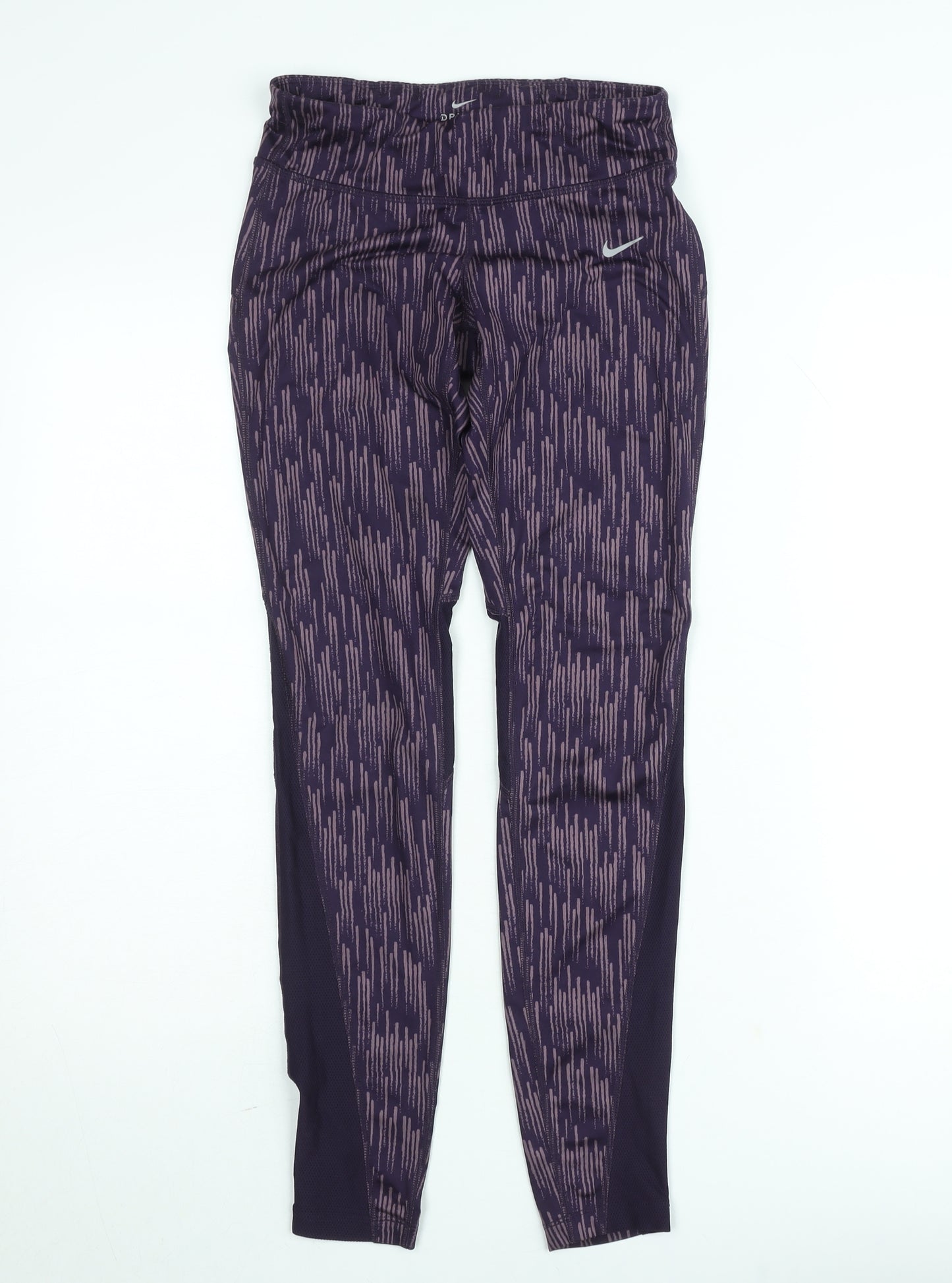 Nike Women's Purple Dri-FIT Running Leggings Size S