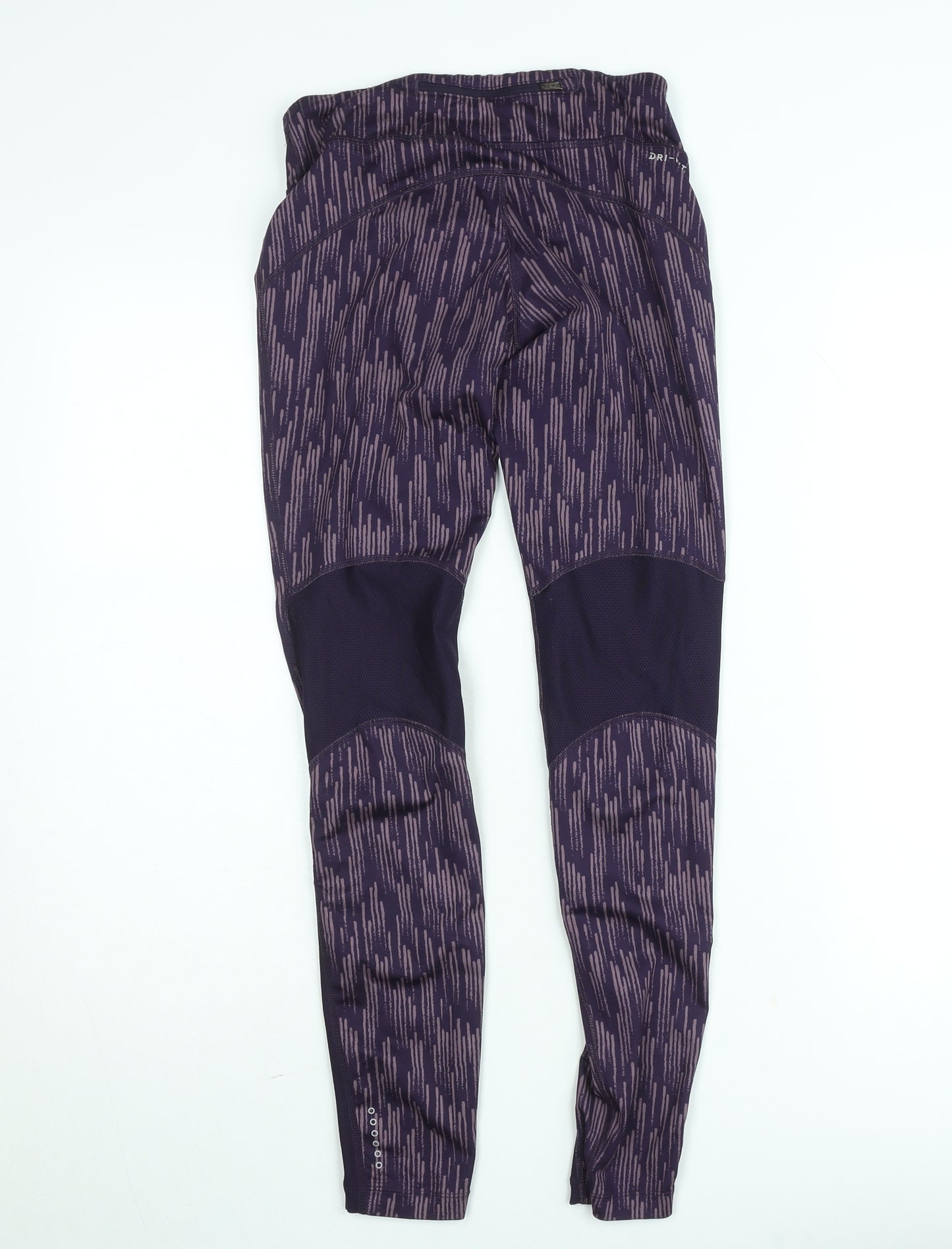 Nike Women's Purple Dri-FIT Running Leggings Size S