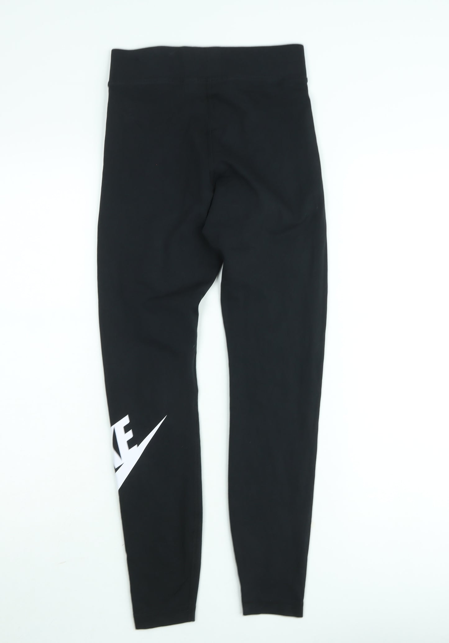 Nike Womens Black S Ankle Leggings High Rise Stretch Activewear