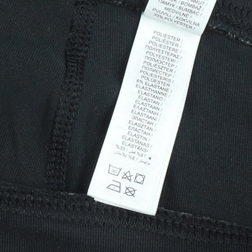 Nike Womens Black S Ankle Leggings High Rise Stretch Activewear