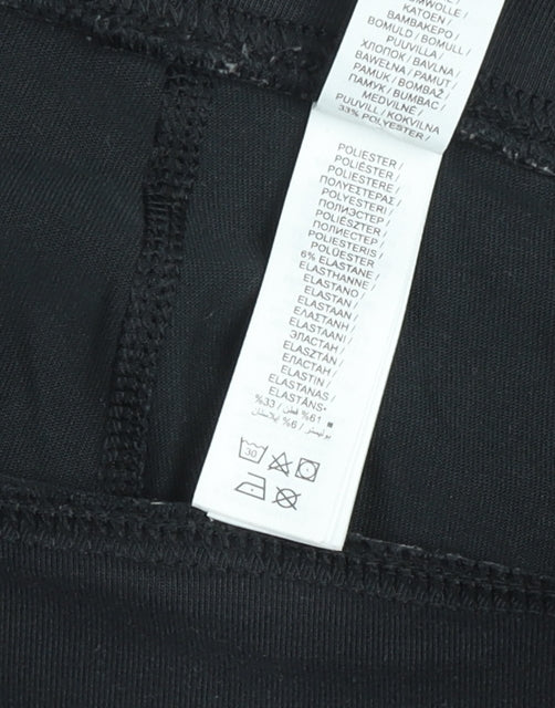 Nike Womens Black S Ankle Leggings High Rise Stretch Activewear