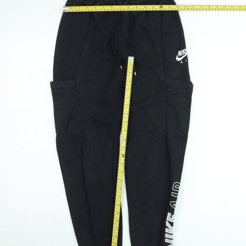 Nike Men's Black XS Fleece Jogger Sweatpants Tapered Fit