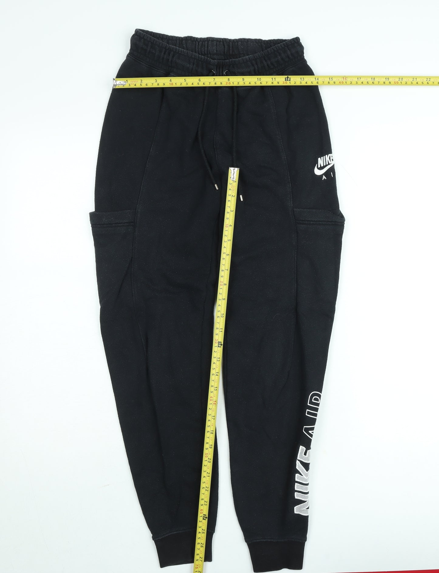 Nike Men's Black XS Fleece Jogger Sweatpants Tapered Fit