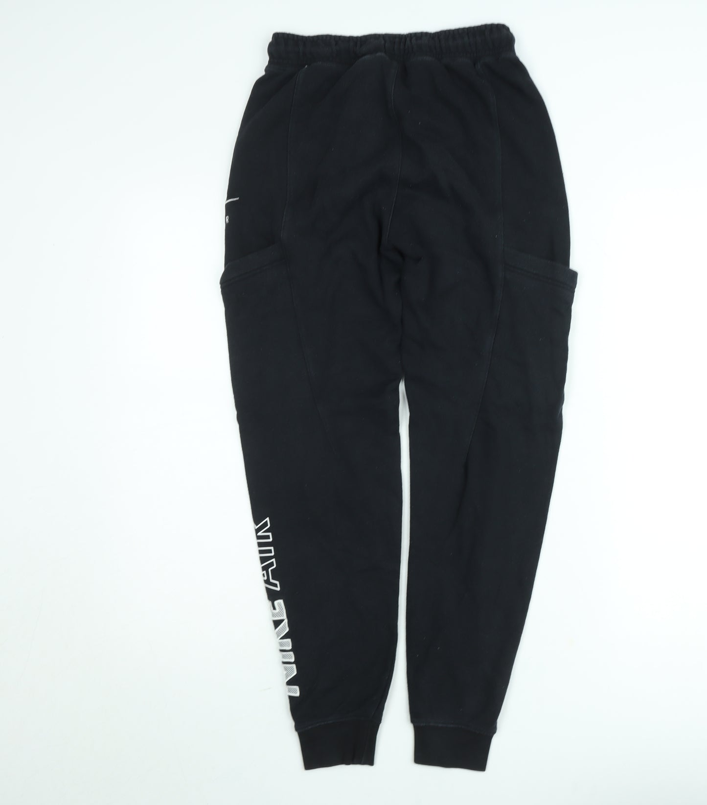 Nike Men's Black XS Fleece Jogger Sweatpants Tapered Fit
