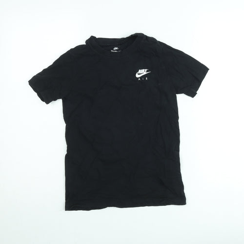 Nike Boys Black Air Graphic T-Shirt M (10-11 Years) Regular Fit