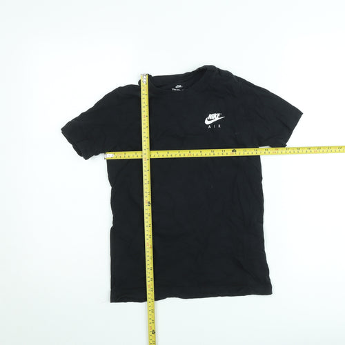 Nike Boys Black Air Graphic T-Shirt M (10-11 Years) Regular Fit
