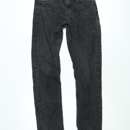 Dunnes Stores Men's Black Straight Fit Denim Jeans W32 L34