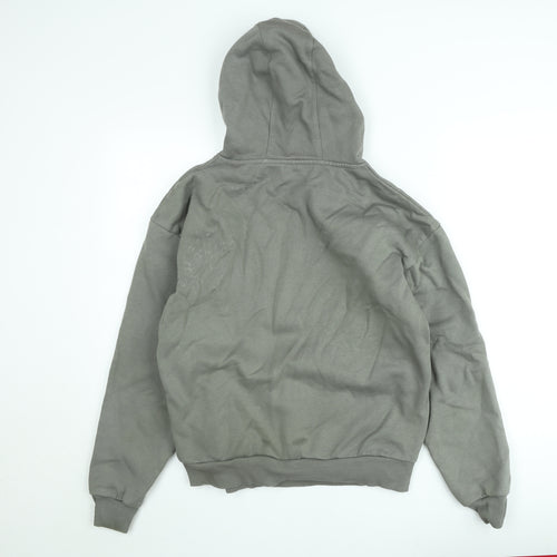 MAXLIFE Men’s Grey Pullover Hoodie M Fleece Lined Casual Sweatshirt