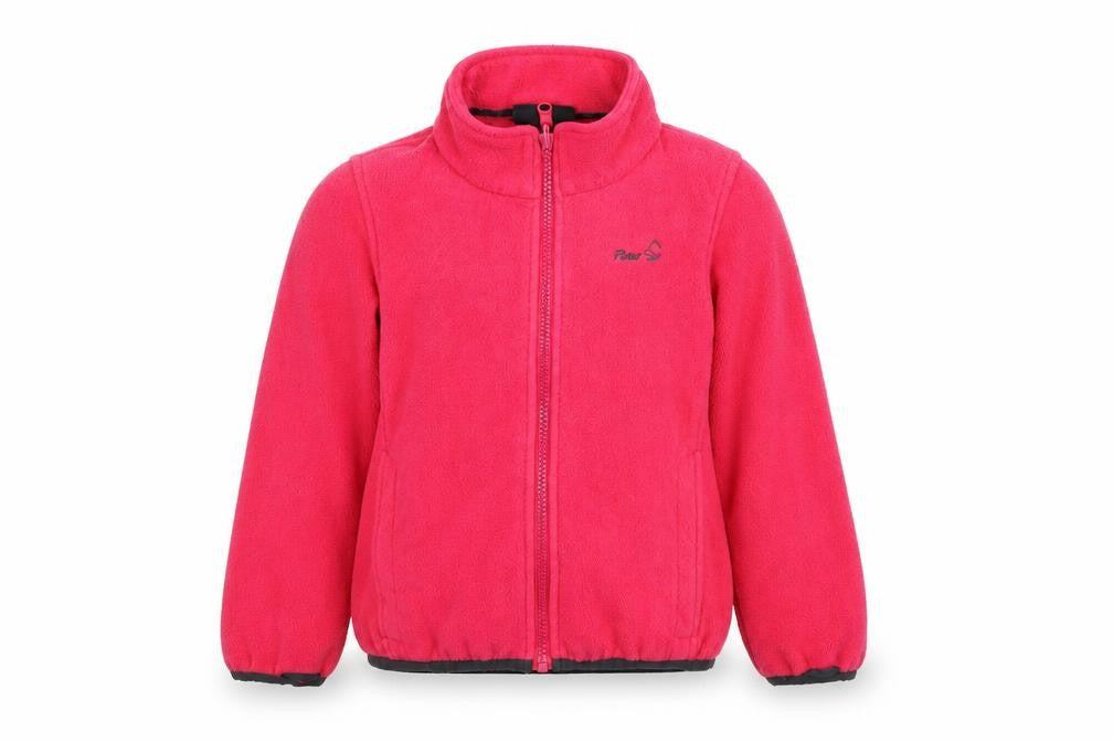 Peter Storm Girls Pink Fleece Full Zip Sweatshirt 5-6 Years Lightweight Outdoor