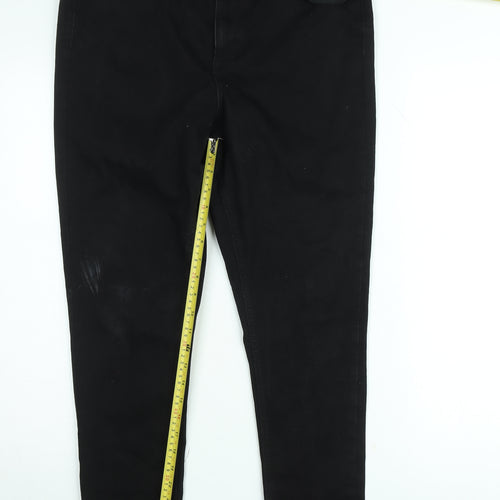 F&F Black Slim Fit Stretch Denim Skinny Jeans Men’s UK 16