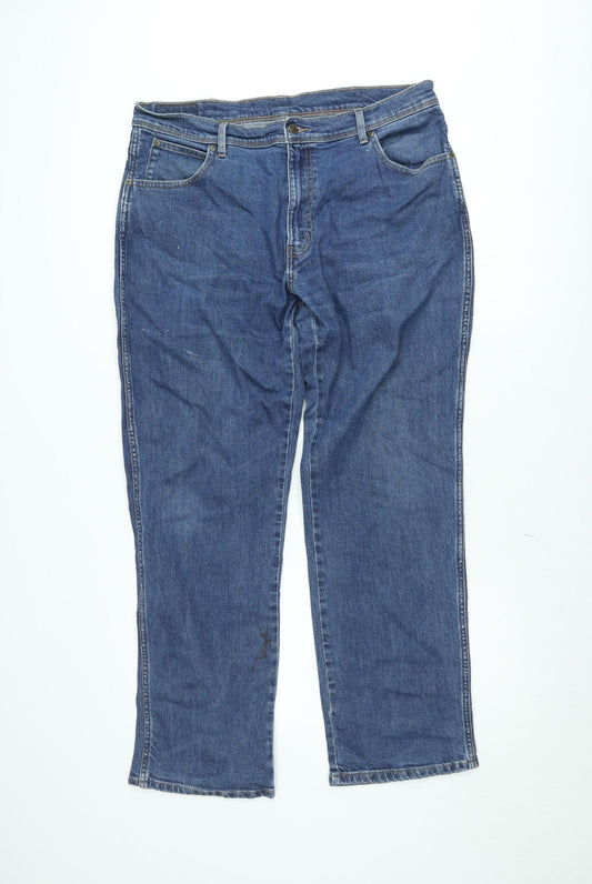 Wrangler Men's Blue Regular Fit Denim Jeans W38 L32