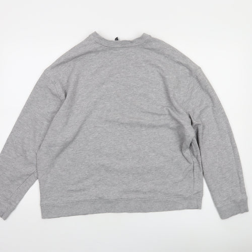 Nobody's Child Women's Grey Crew Neck Pullover Sweatshirt Size M