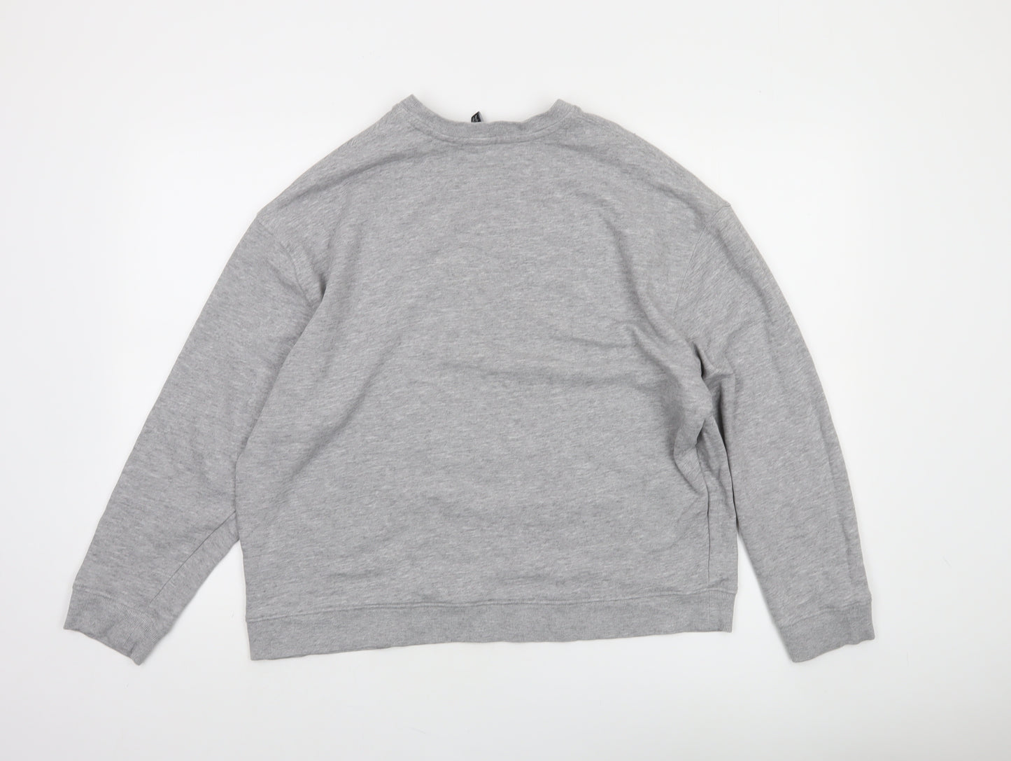 Nobody's Child Women's Grey Crew Neck Pullover Sweatshirt Size M