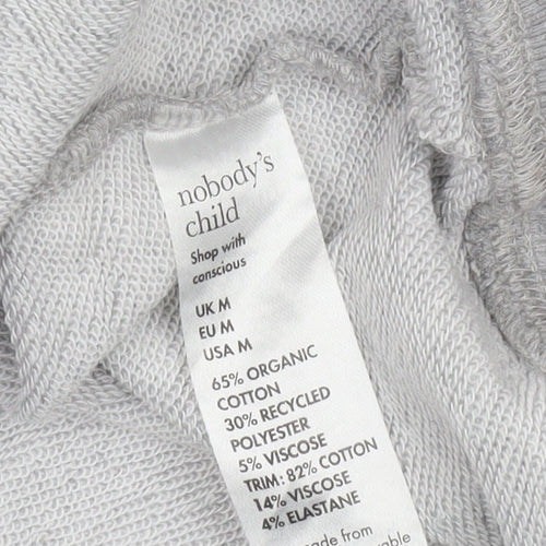 Nobody's Child Women's Grey Crew Neck Pullover Sweatshirt Size M