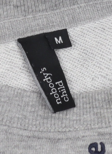 Nobody's Child Women's Grey Crew Neck Pullover Sweatshirt Size M