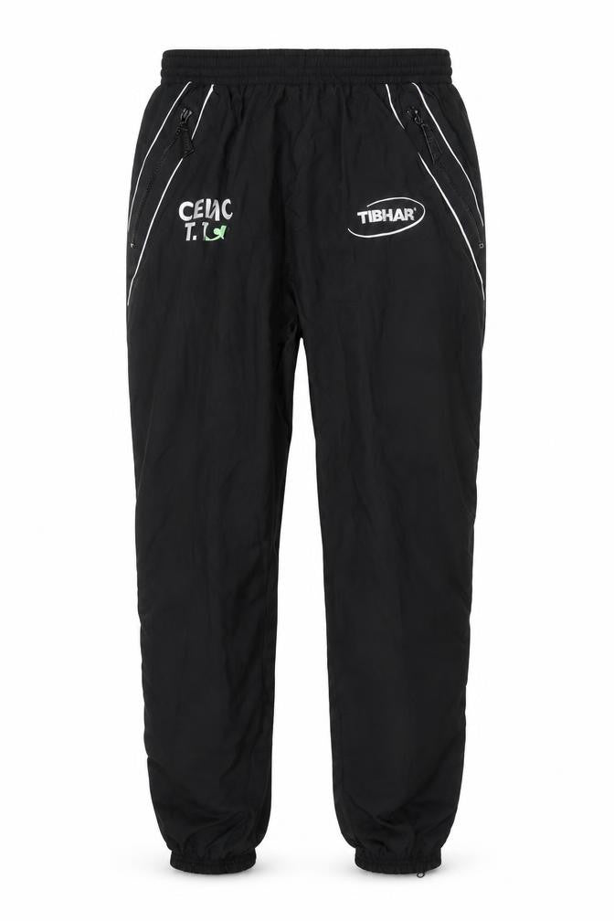 Tibhar Classic Sportswear Men's Black Small Jogger Trousers Polyester Microfibre