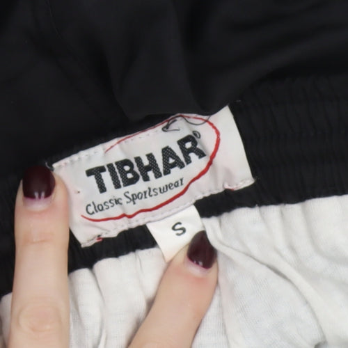Tibhar Classic Sportswear Men's Black Small Jogger Trousers Polyester Microfibre