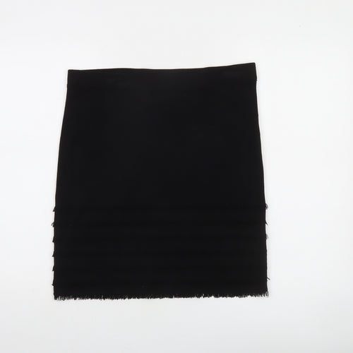 Banana Republic Womens Black L Knit Stretch Pencil Skirt