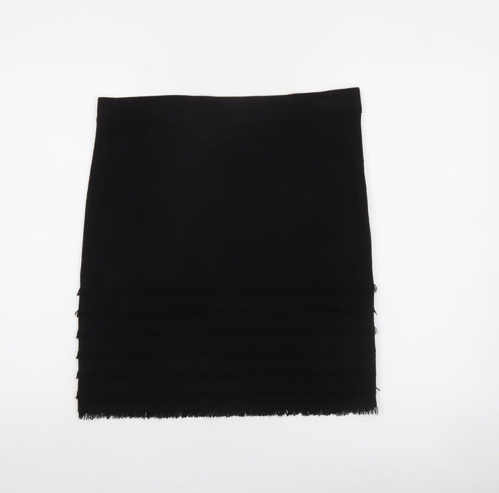 Banana Republic Womens Black L Knit Stretch Pencil Skirt