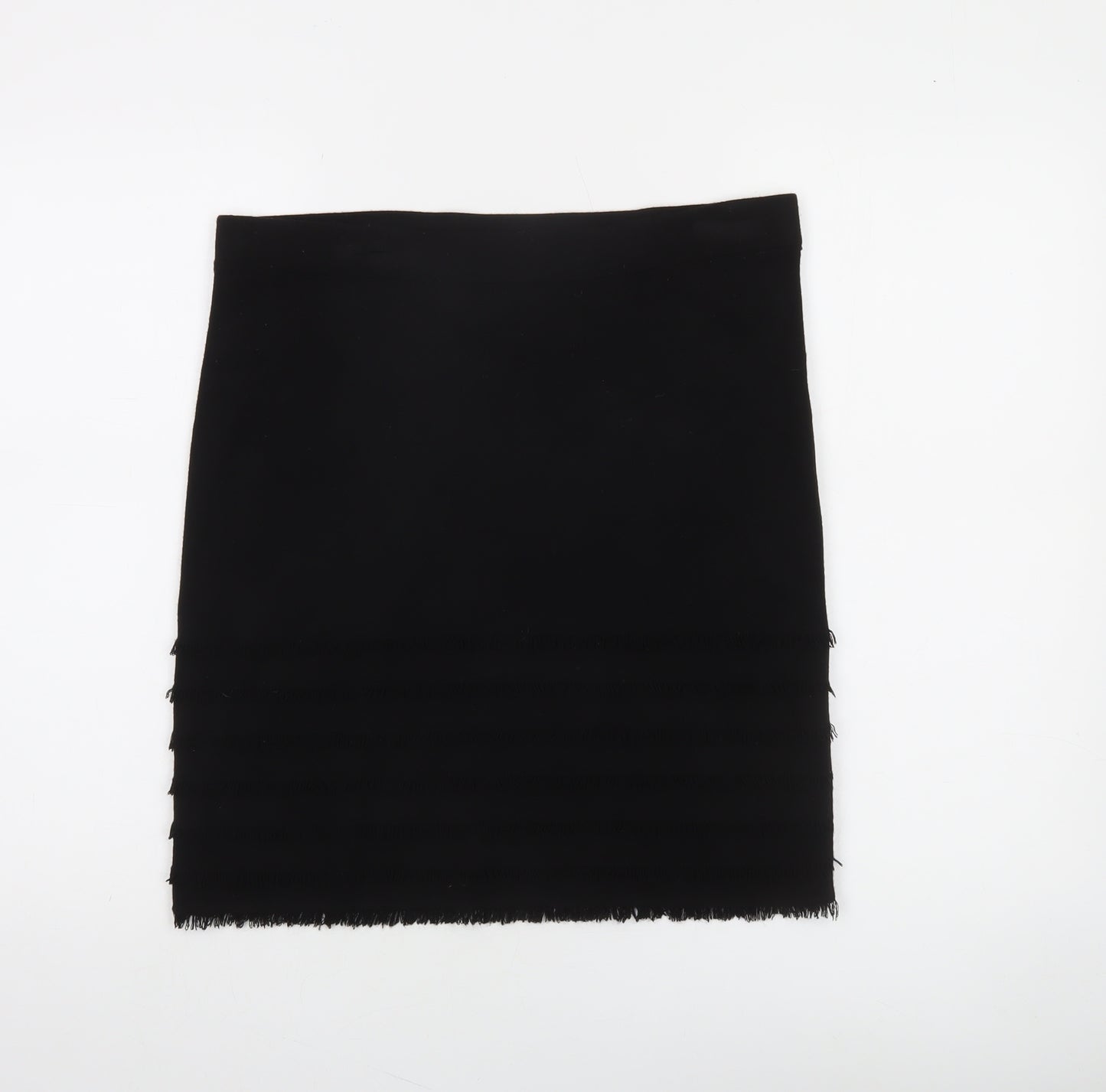 Banana Republic Womens Black L Knit Stretch Pencil Skirt