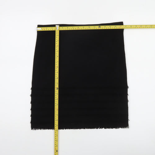 Banana Republic Womens Black L Knit Stretch Pencil Skirt