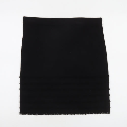 Banana Republic Womens Black L Knit Stretch Pencil Skirt