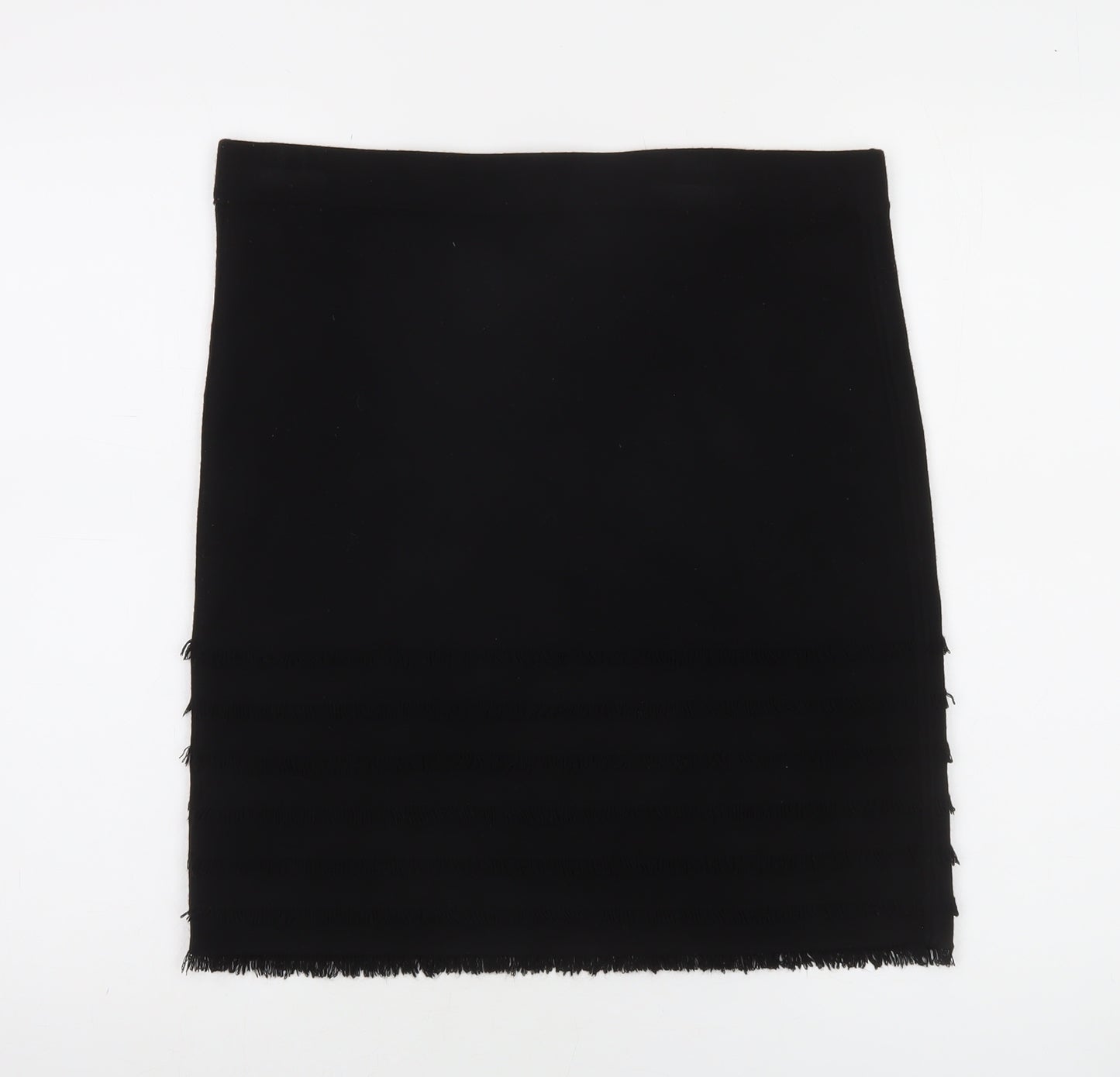 Banana Republic Womens Black L Knit Stretch Pencil Skirt