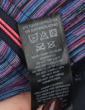 Dunnes Stores Womens Multicoloured Size 12 Track Jacket