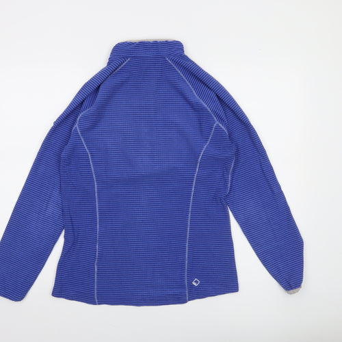 Regatta Great Outdoors Blue 1/2 Zip Fleece Sweatshirt UK14 Women's Outdoor Top