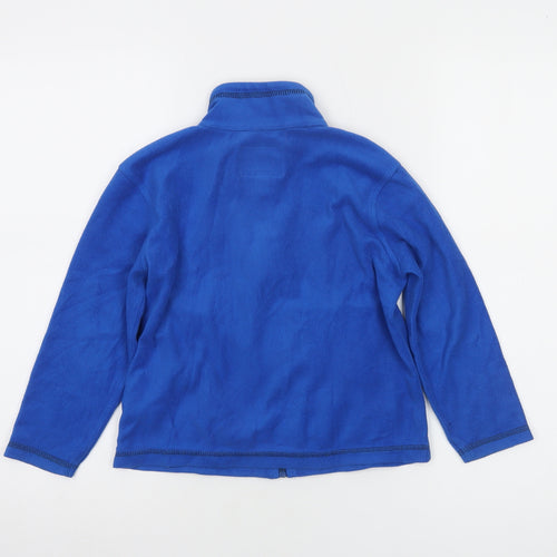 Regatta Boys Blue Fleece Full Zip Jacket 5-6 Years Outdoor Lightweight