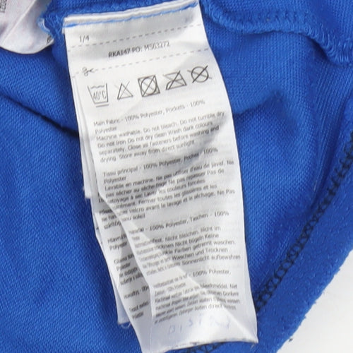 Regatta Boys Blue Fleece Full Zip Jacket 5-6 Years Outdoor Lightweight