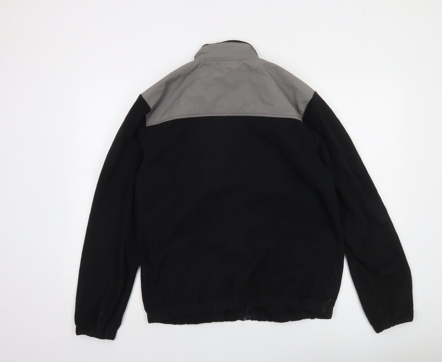 Fila Men’s Black Full Zip Fleece Jacket L Sports Casual