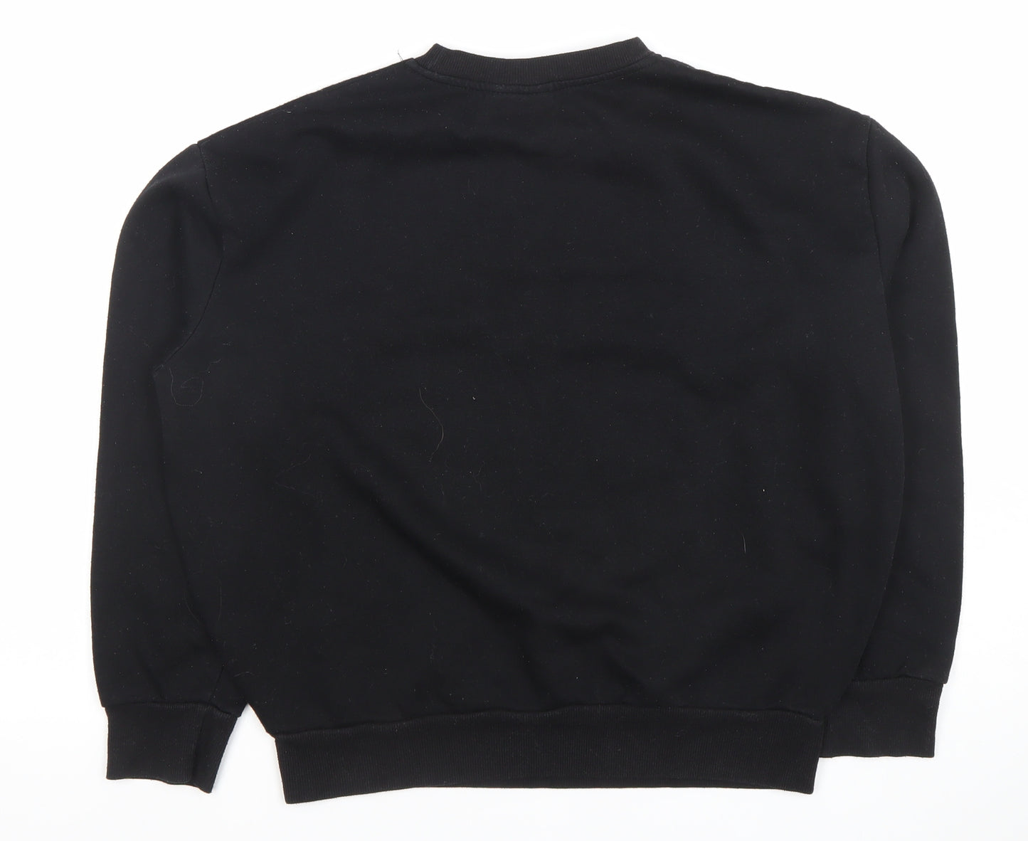 Disney Women Black Sweatshirt Size 10/12 Mickey Friends Original Buddies