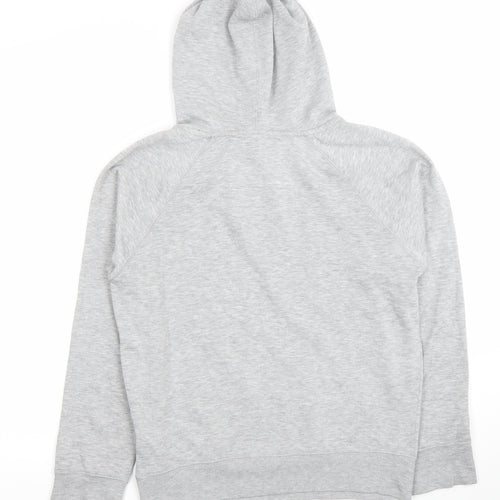 Cotton On Women's Grey Graphic Print Pullover Hoodie Size M