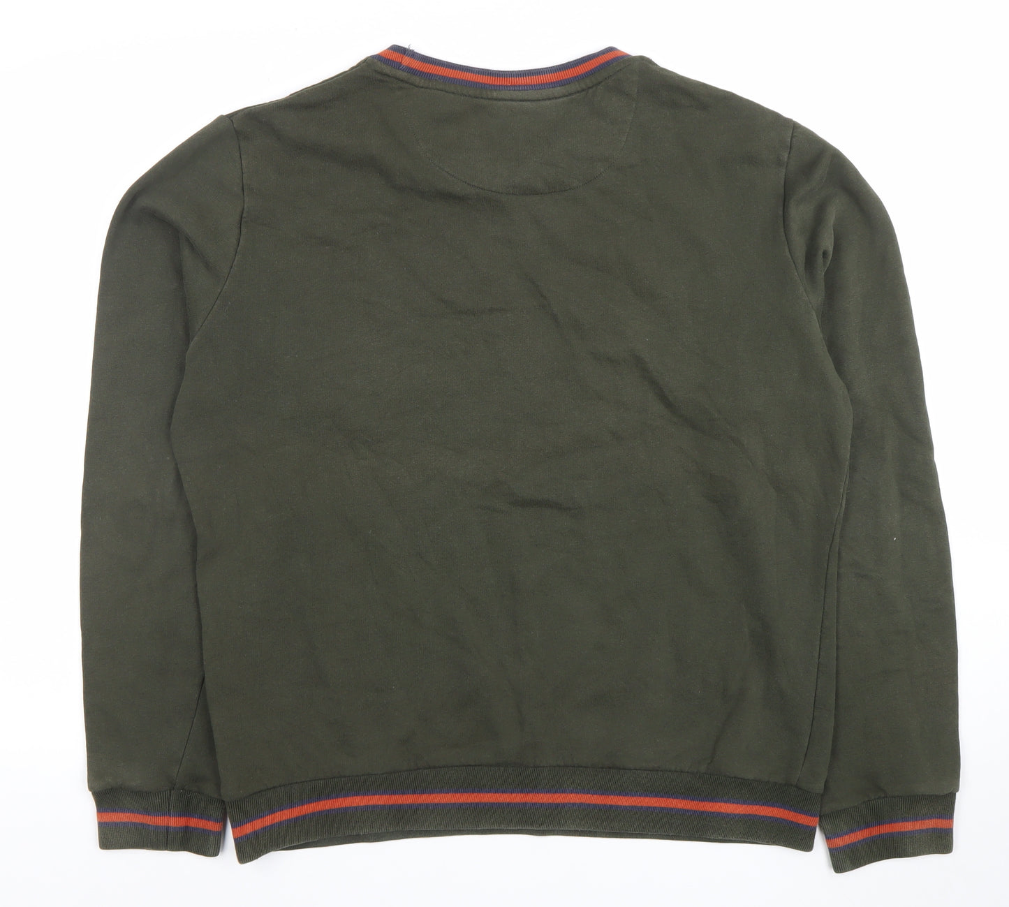 Brave Soul Men’s Green XL Crew Neck Pullover Sweatshirt