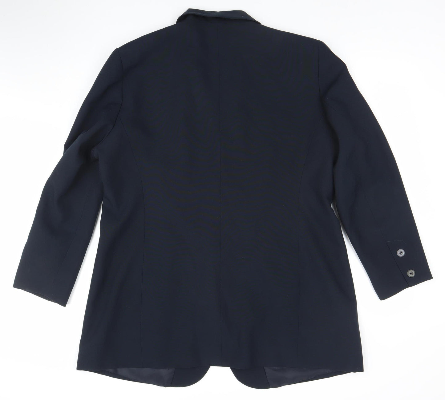 Canda Women Black Size 16 Single-Breasted Suit Jacket