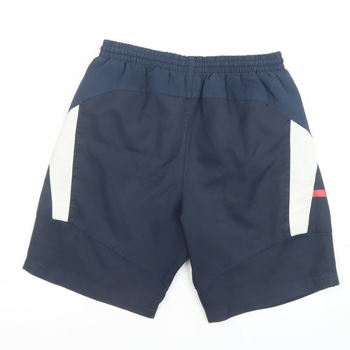 Umbro Boys Blue Athletic Football Shorts Size 146 Quick Dry Sportswear