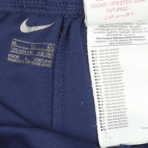 Nike Boys Blue XL Athletic Football Activewear Shorts