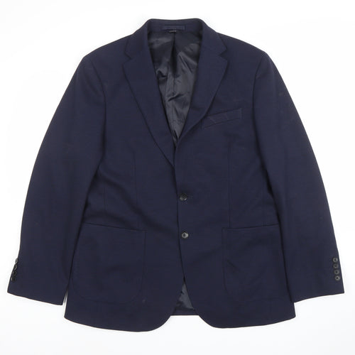 Marks and Spencer Men's Blue Regular Fit Blazer Jacket 40