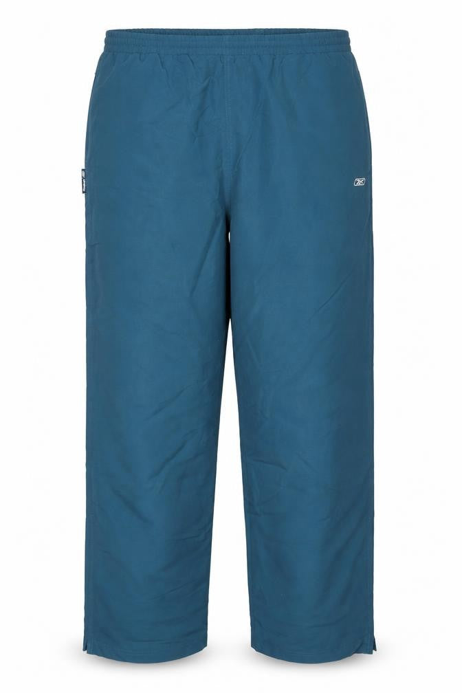 Front view of Reebok Men’s Blue XL Track Pants Lightweight Activewear Trousers