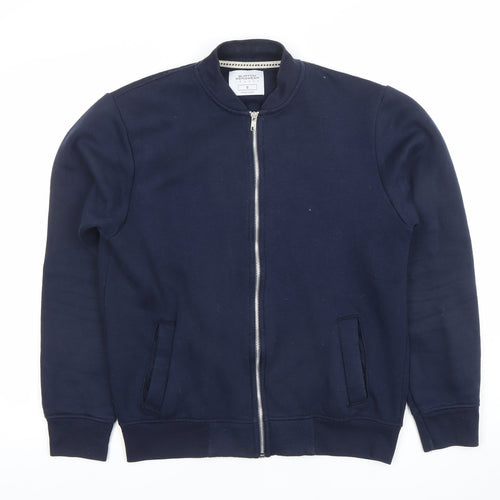 Burton Menswear London Men’s Blue Full Zip Sweatshirt Size S