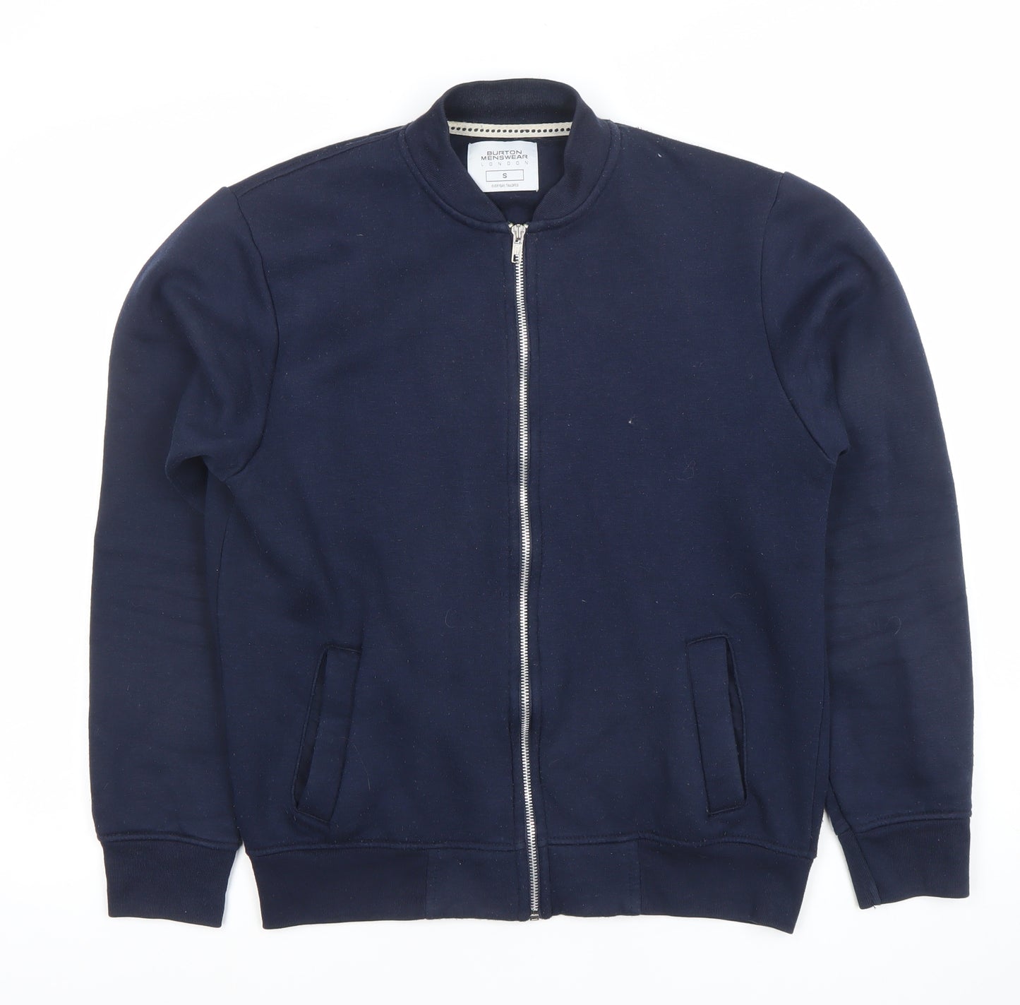 Burton Menswear London Men’s Blue Full Zip Sweatshirt Size S