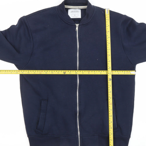 Burton Menswear London Men’s Blue Full Zip Sweatshirt Size S
